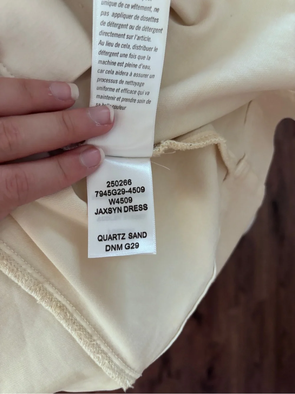 PAIGE Jaxsyn Cream denim Shirt-Style Mini Dress - Picture 8 of 8